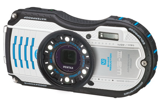 white-pentax-wg-3 Kamerayên kompakt ên Pentax WG-3 û Efina Nûçe û Nirxandin ragihand