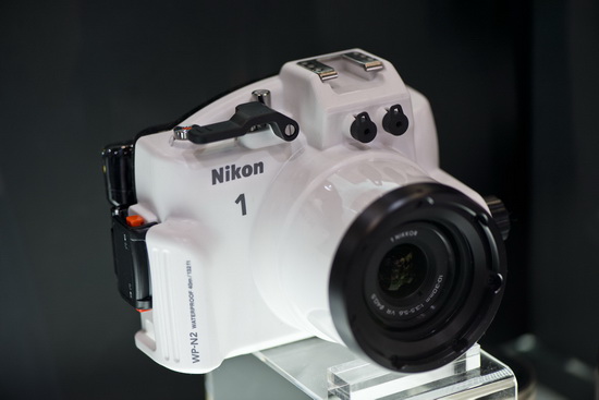 wp-n2-waterproof-casing-nikon-1-cp-plus-2013 Beautiful Nikon booth babes at the CP+ Camera Show 2013 Photo Sharing & Inspiration  