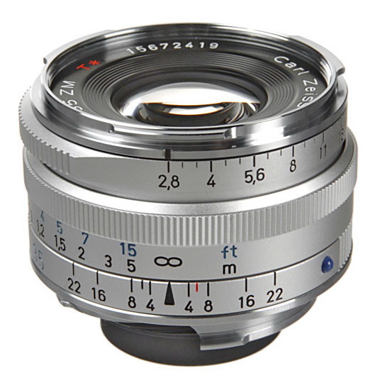 Zeiss-35-f2.8 lens Zeiss-35mm f / 2.8 camera lens venire latere Sony-F NEX rumoribus exagitatam