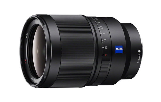 zeiss-distagon-t-fe-35mm-f1.4-za-lens Trè novi obiettivi primi Sony presentati per e fotocamere FE-mount Notizie è Recensioni